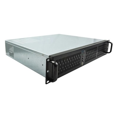 Caja Rack 19" 2u Unykach Uk2129 Rejilla Frontal Con Filtro