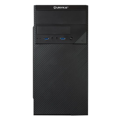 Caja Micro Atx Unykach Aero C20 Color Negro 1 Bahias De 5.25