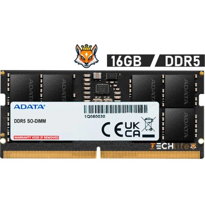 ADATA 16GB DDR5 4800 MHz 1.1v - Memoria SO-DIMM