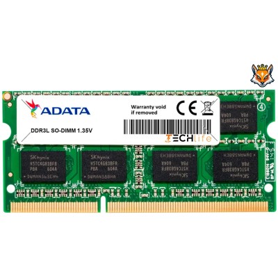 ADATA 4GB DDR3 1600MHz 1.35v - Memoria SO-DIMM