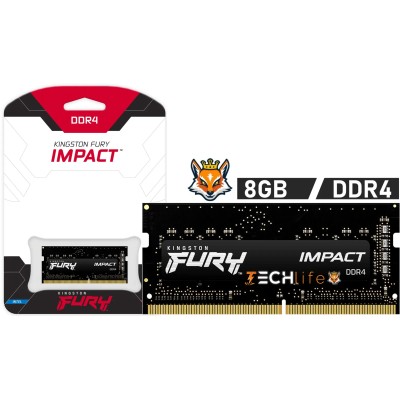 Kingston FURY Impact 8GB DDR4 2666MHz 1.2v CL15 - Memoria SODIMM