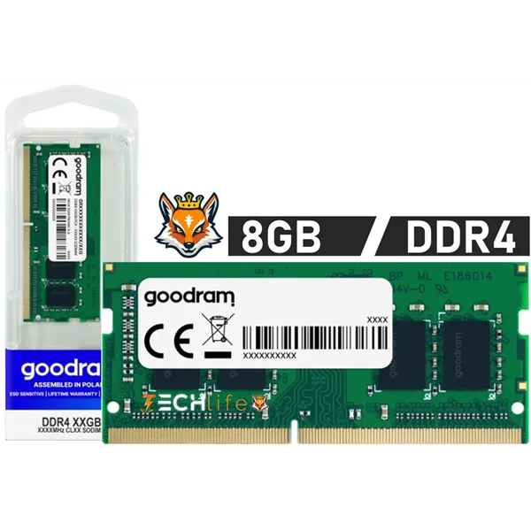 Goodram 8GB DDR4 3200MHz 1.2v CL22 - Memoria SODIMM