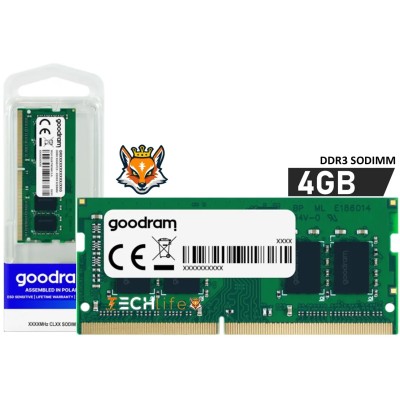 Goodram 4GB DDR3 1333MHz 1.5v CL9 - Memoria SODIMM