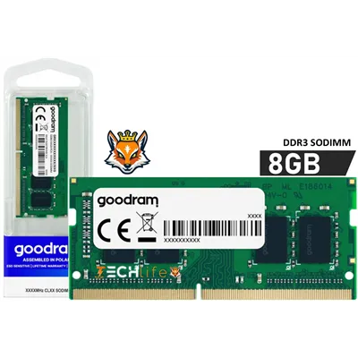 Goodram 8GB DDR3 1600MHz 1.35v CL11 - Memoria SODIMM