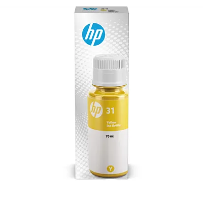 HP 31 Amarillo 1VU28AE - Botella de Tinta Original