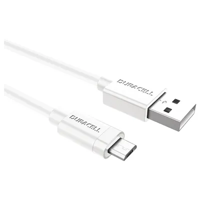 Cable USB 2.0 Duracell USB5013W/ USB Macho - MicroUSB Macho/