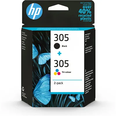 HP 305 Multipack Negro y Tricolor 6ZD17AE - Cartuchos de Tinta