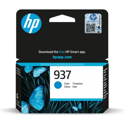 HP 937 Cian 4S6W2N - Cartucho de Tinta Original