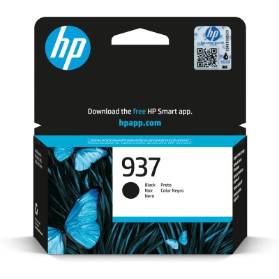 HP 937 Negro 4S6W5N - Cartucho de Tinta Original