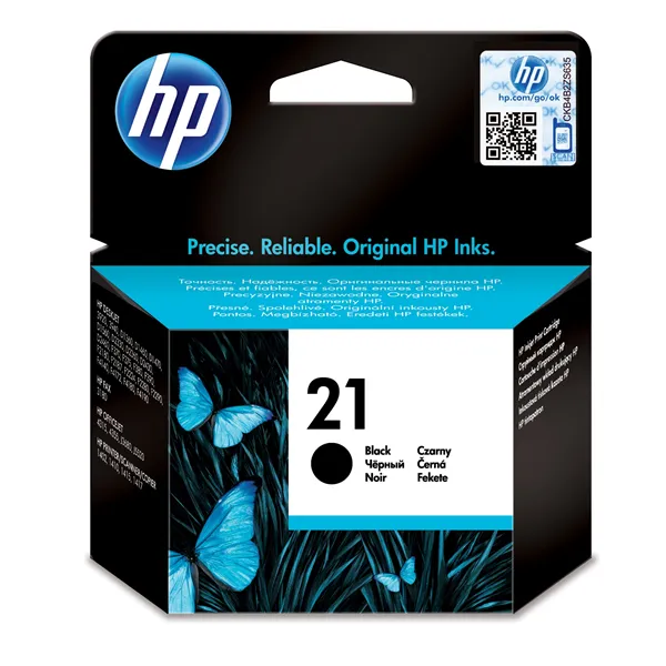 HP 21 Negro C9351AE - Cartucho de Tinta Original