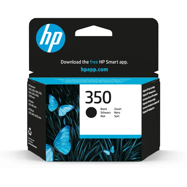 HP 350 Negro CB335E - Cartucho de Tinta Original