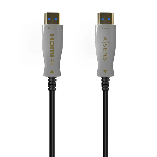 Cable HDMI 2.0 AOC 4K Aisens A148-0698/ HDMI Macho - HDMI Macho/ 100m/ Negro