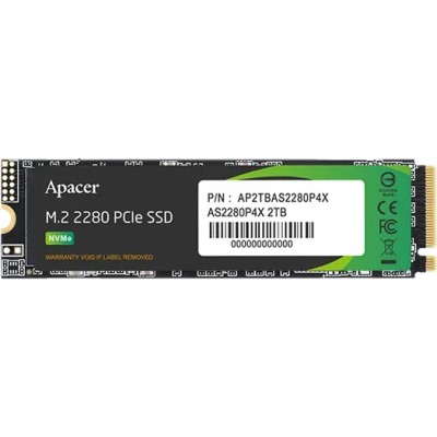 Disco SSD Apacer AS2280P4X 1TB/ M.2 2280 PCIe