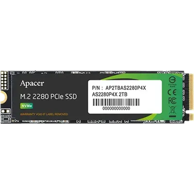 Apacer AS2280P4X NVMe SSD 2TB PCIe 3.0 2100MB/sM.2 2280