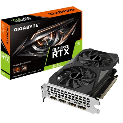 Gigabyte GeForce RTX 3050 WINDFORCE OC 6GB GDDR6