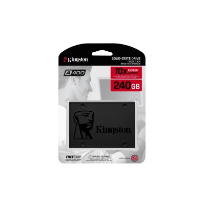 Kingston A400 240GB SSD 2.5" SATA 6GB/s a 500MB/s