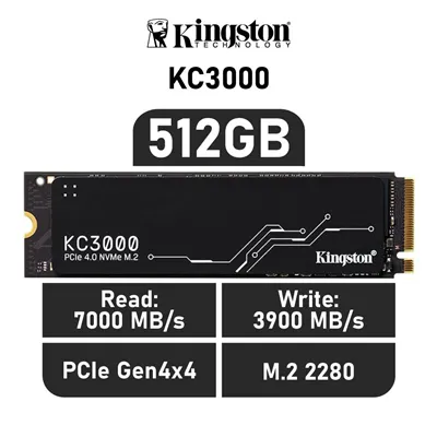 Kingston FURY RENEGADE SSD 500GB PCIe 4.0 NVMe a 7300MB/s M.2