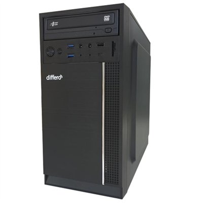 PC DIFFERO V15 I3 12100 8GB SSD 250 NVME DVD HPA3 USB-C TRASERO