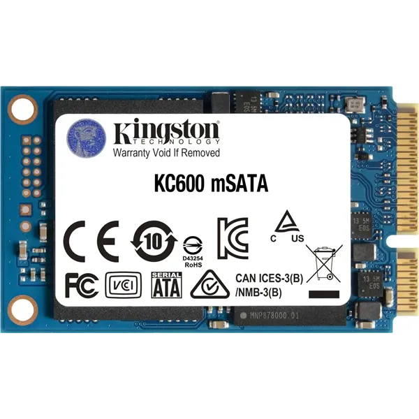 Kingston SSDNow KC600 256GB mSATA 6GB/s