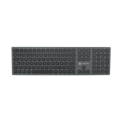 TECLADO WIRELESS NATEC DOLPHIN SLIM SWITCH X-SCISSOR BT5.0