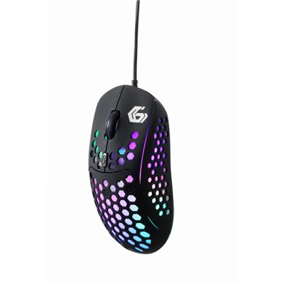 RATON GAMING GEMBIRD USB CON RETROILUMINACION RGB, 6 BOTONES