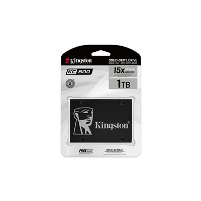 Kingston SSDNow KC600 1TB 2.5" SATA 6GB/s 550MB/s