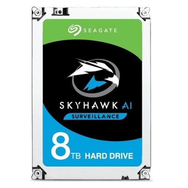 Seagate SkyHawk AI disco duro interno 8 TB 7200 RPM 256 MB 3.5" Serial ATA III