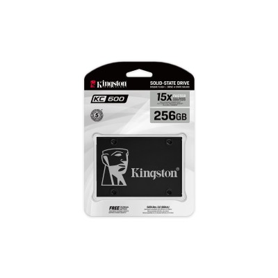 Kingston KC600 256GB SSD 2.5" SATA 6GB/s 550MB/s