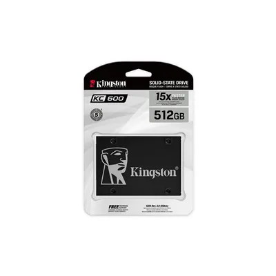 Kingston SSDNow KC600 512GB 2.5" SATA 6GB/s 550MB/s