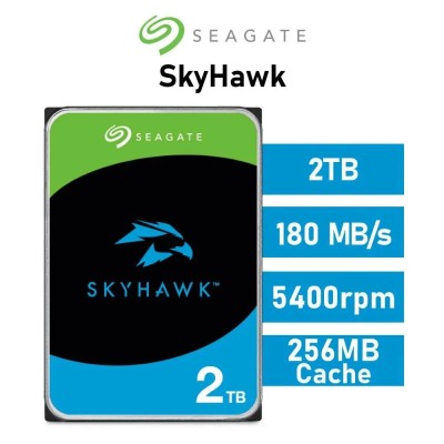 Seagate 2TB SkyHawk Surveillance HDD 3.5" 256MB SATA 6GB/s para