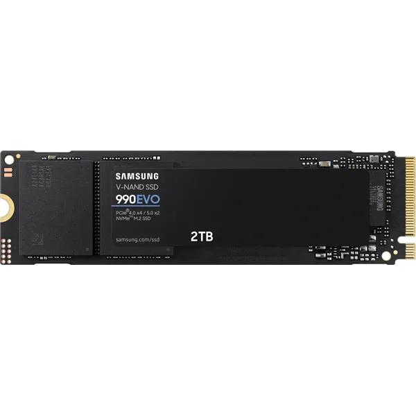 Samsung 990 evo ssd 2TB pcie 4.0x4 5.0x2 nvme 2.0