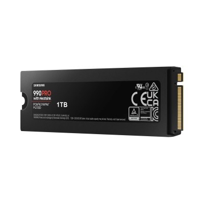 Samsung 990 PRO con disipador 1TB SSD PCIe 4.0 NVMe a 7450MB/s