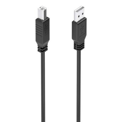 AISENS Cable USB 2.0 con Amplificador, Tipo A/M-B/M, Negro, 10m