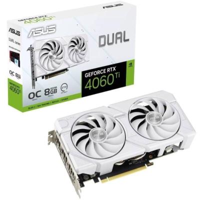 Tarjeta Gráfica Asus Dual GeForce RTX 4060 Ti EVO OC White