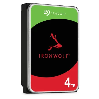 Seagate 4TB IronWolf NAS 5400rpm HDD 3.5" SATA 6GB/s 256MB