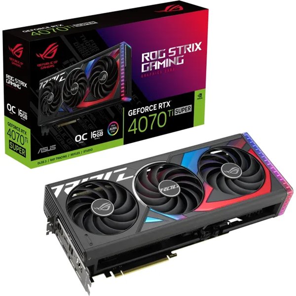 ASUS ROG Strix GeForce RTX 4070 Ti SUPER OC 16GB GDDR6X