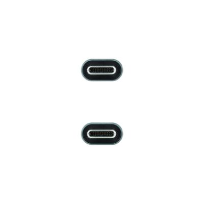 Nanocable 10.01.4300 cable USB USB4 Gen 2x2 0,5 m USB C Negro