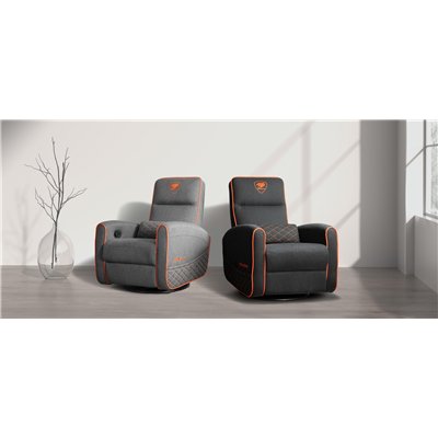 Cougar FIDOM Lino-Negro Sillon Balanceable, reclinarte 160º