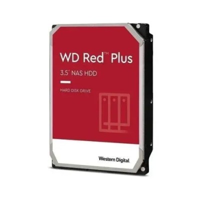 WD Red Plus NAS 2TB 5400rpm HDD 3.5" 64MB SATA 6GB/s