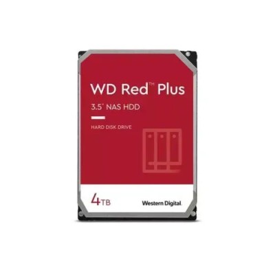 WD Red Plus NAS 4TB 5400rpm HDD 3.5" 256MB SATA 6GB/s