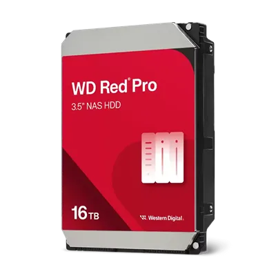 WD Red Pro NAS 16TB 7200rpm HDD 3.5" 512MB SATA 6GB/s