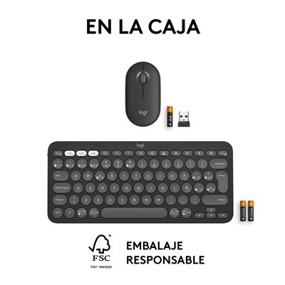 Logitech Pebble 2 Combo teclado Ratón incluido Universal RF