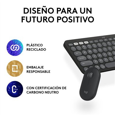 Logitech Pebble 2 Combo teclado Ratón incluido Universal RF