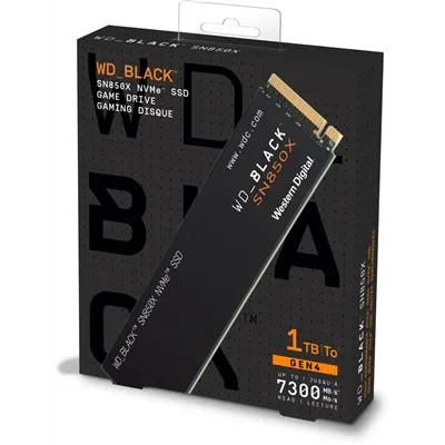 WD SSD Black SN850X 1TB NVMe a 7300MB/s PCIe 4.0 M.2 2280