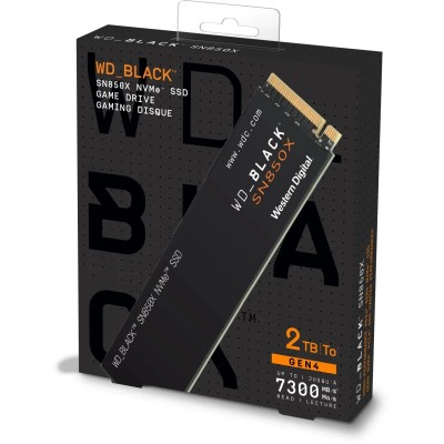 WD SSD Black SN850X 2TB NVMe a 7300MB/s PCIe 4.0 M.2 2280