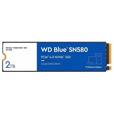 WD SSD Blue SN580 2TB NVMe a 4150MB/s PCIe 4.0 M.2 2280