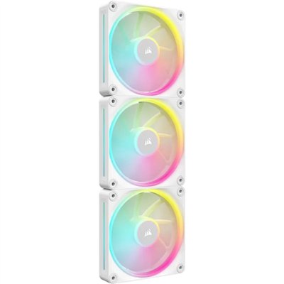 Corsair PWM iCUE LINK LX120 RGB Paquete Triple 120 mm Blanco