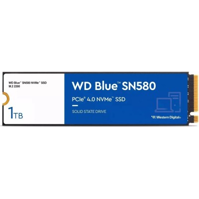 WD SSD Blue SN580 1TB NVMe a 4150MB/s PCIe 4.0 M.2 2280