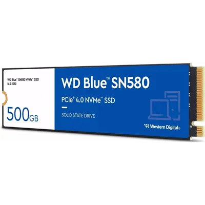 WD SSD Blue SN580 500GB NVMe a 4000MB/s PCIe 4.0 M.2 2280