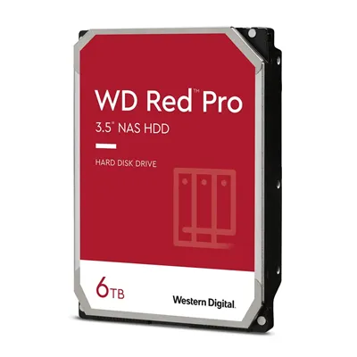 WD Red Pro NAS 6TB 7200rpm HDD 3.5" 256MB SATA 6GB/s